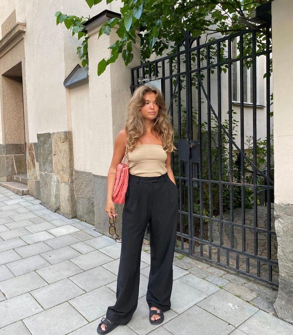 Djerf Avenue Favorite Pants L black - Picture 2 of 10